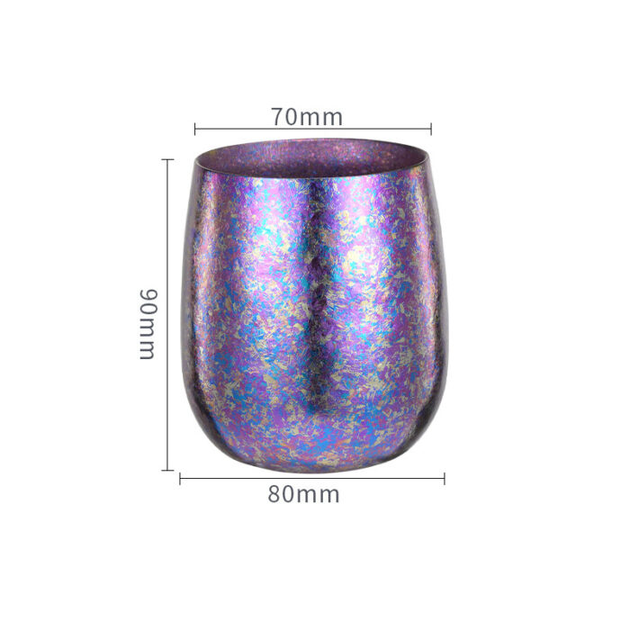 Thickened Double Wall Titanium Cup