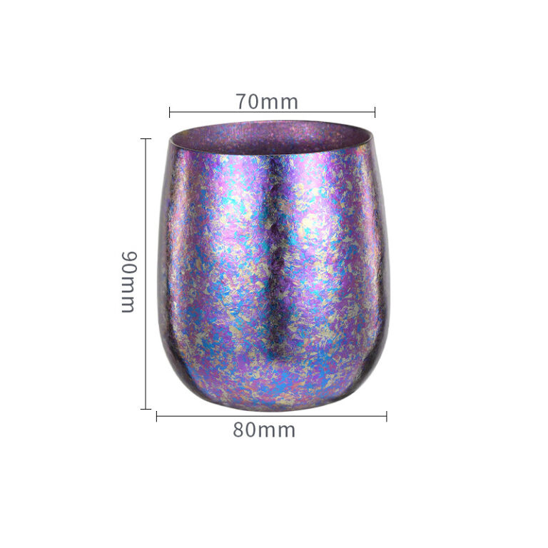 Thickened Double Wall Titanium Cup