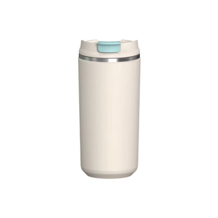 Copo de aço inoxidável flip-top