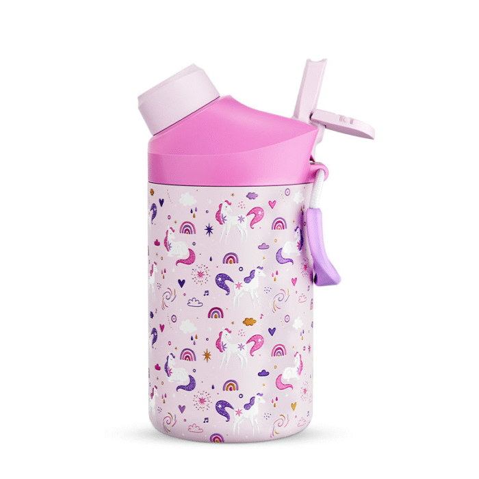 Children school cartoon water bottle