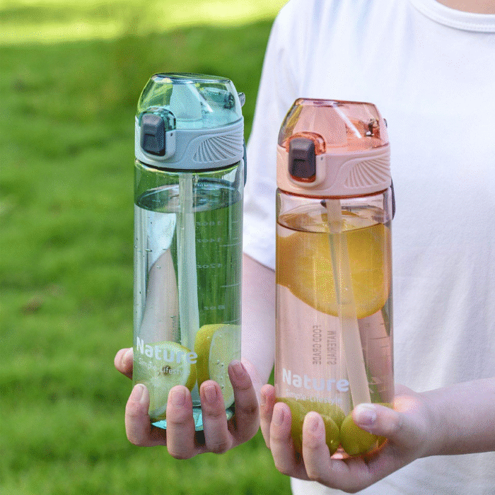 Portable Plastic Sports Water Bottles