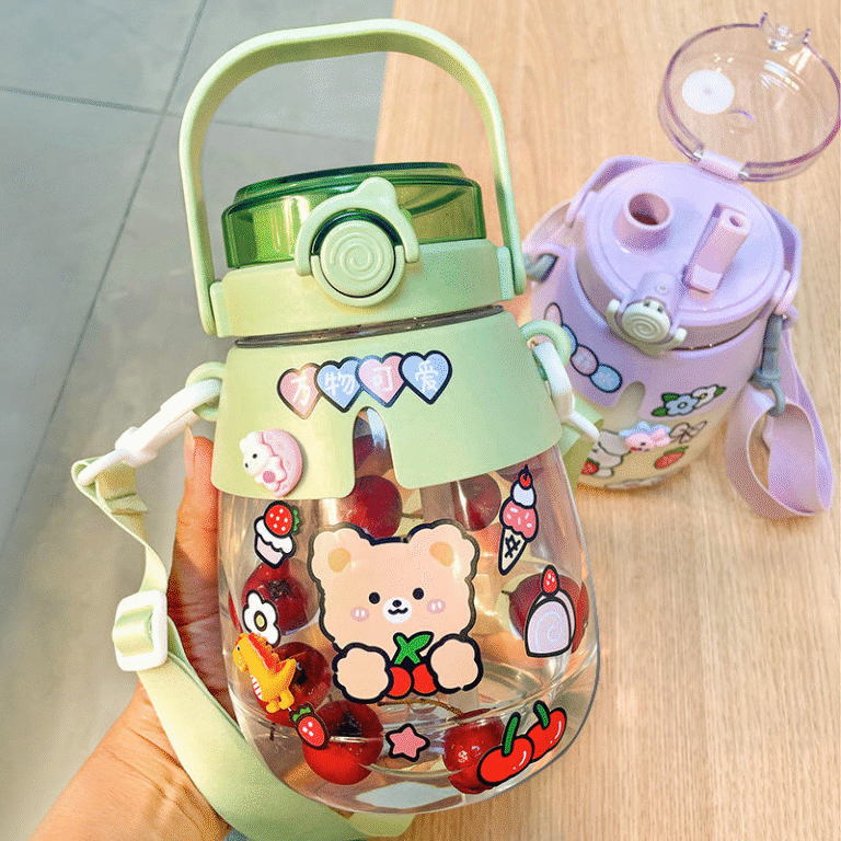 Student children's plastic drinking bottle