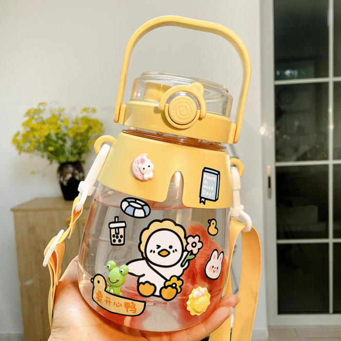 Student children's plastic drinking bottle