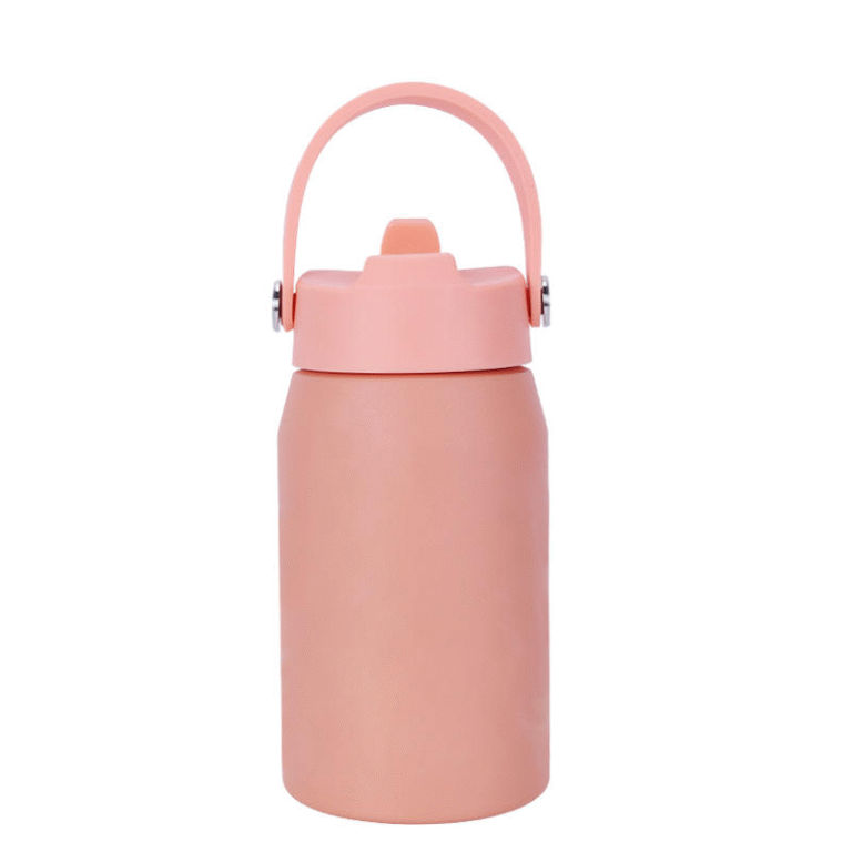 Double-wall insulated stainless steel water bottle