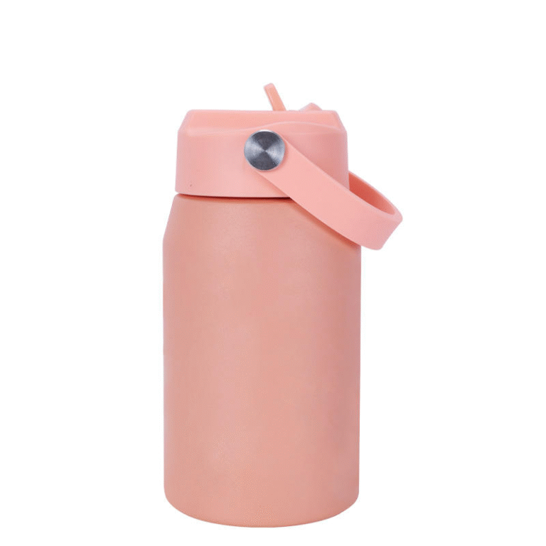 Double-wall insulated stainless steel water bottle