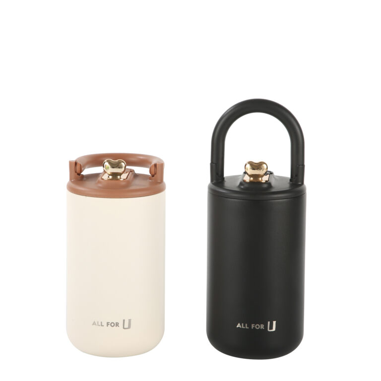 Insulated Stainless Steel Water Bottle with Straw