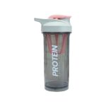 Plastic 400ml protein shaker bottle