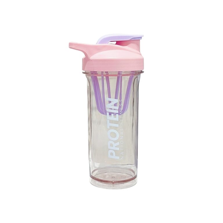 Plastic 400ml protein shaker bottle