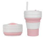 Collapsible Travel Cup With Straw