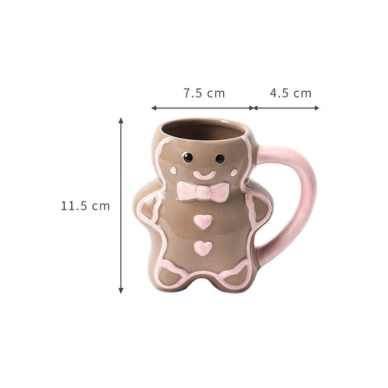 400ml ceramic gingerbread man cup