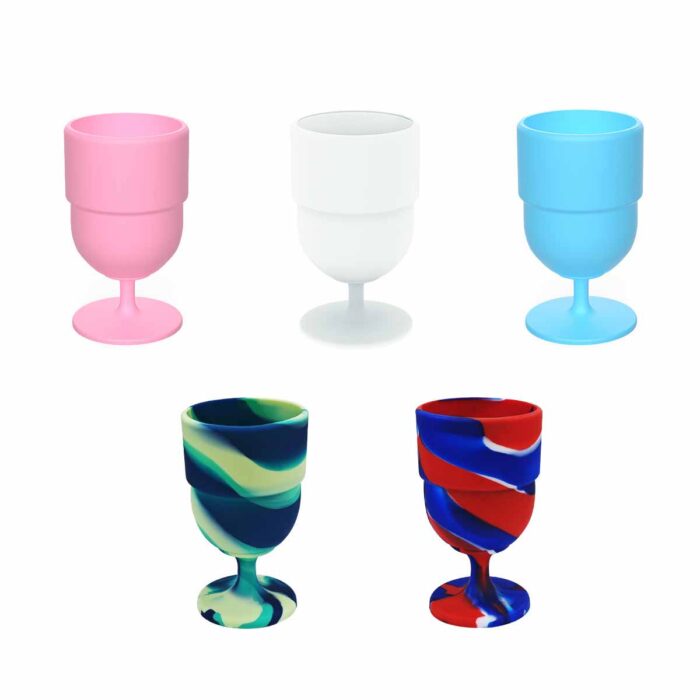Collapsible Silicone Wine Glasses