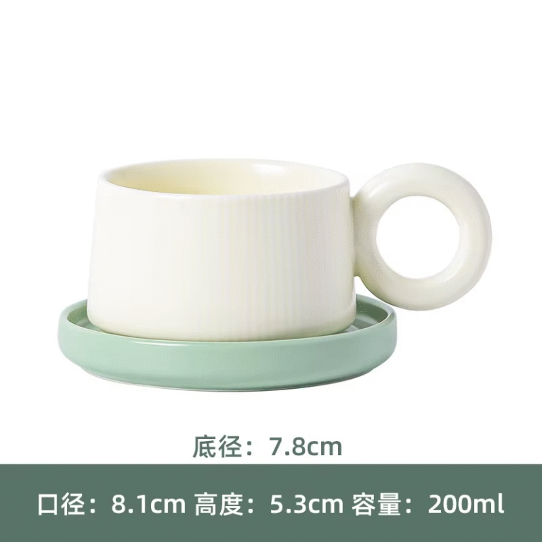 Modern design ceramic coffee cup