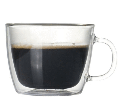 Heat-resistant double-layer glass juice cup