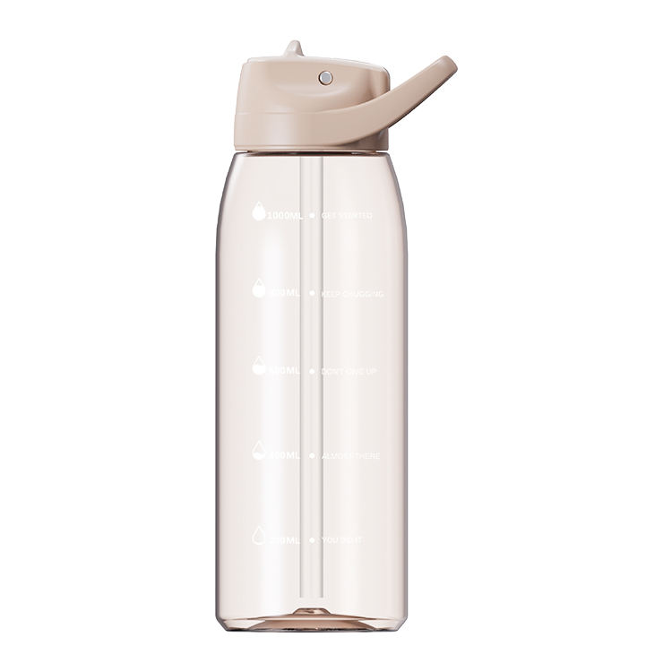 Leak-proof transparent Tritan plastic water bottle