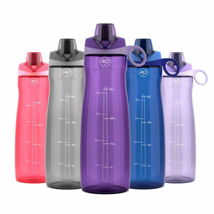 Plastic Water Bottle with Chug Lid