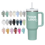 Custom 40oz Stanley Cup with Straw