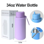 Customized 34-ounce insulated water bottle