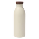 Custom logo 500ml 304 stainless steel cola-shaped water bottle with double-wall vacuum insulation for outdoor use.