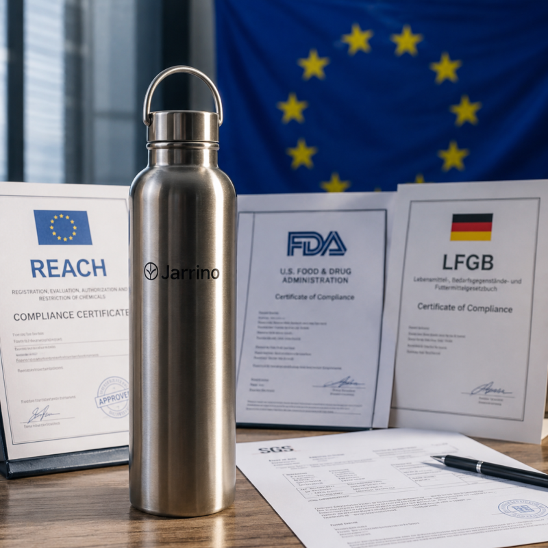 REACH-konformer Hersteller von kundenspezifischen Edelstahl-Wasserflaschen